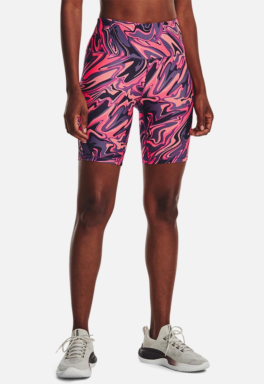 Under Armour - Armour aop bike short - posh pink / white