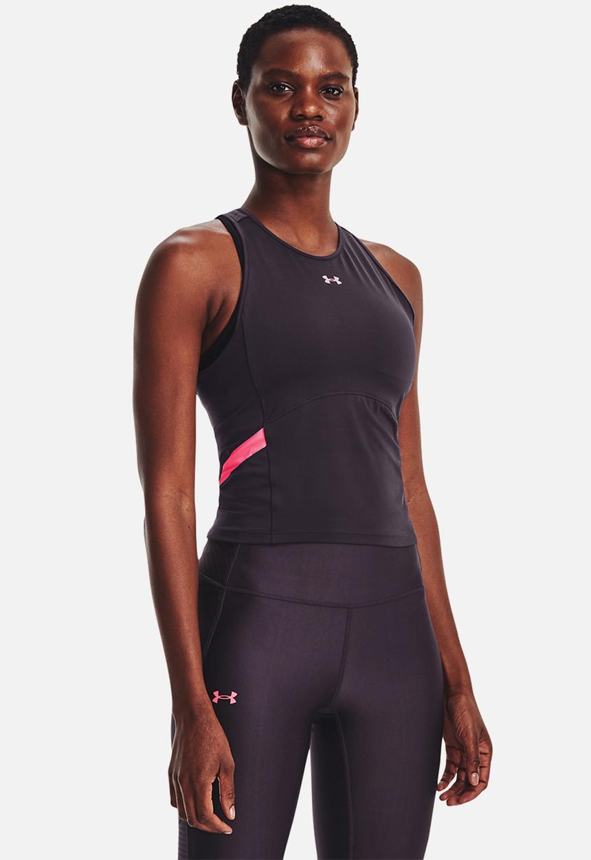 Under Armour - Armour mesh tank - tux purple / pink shock