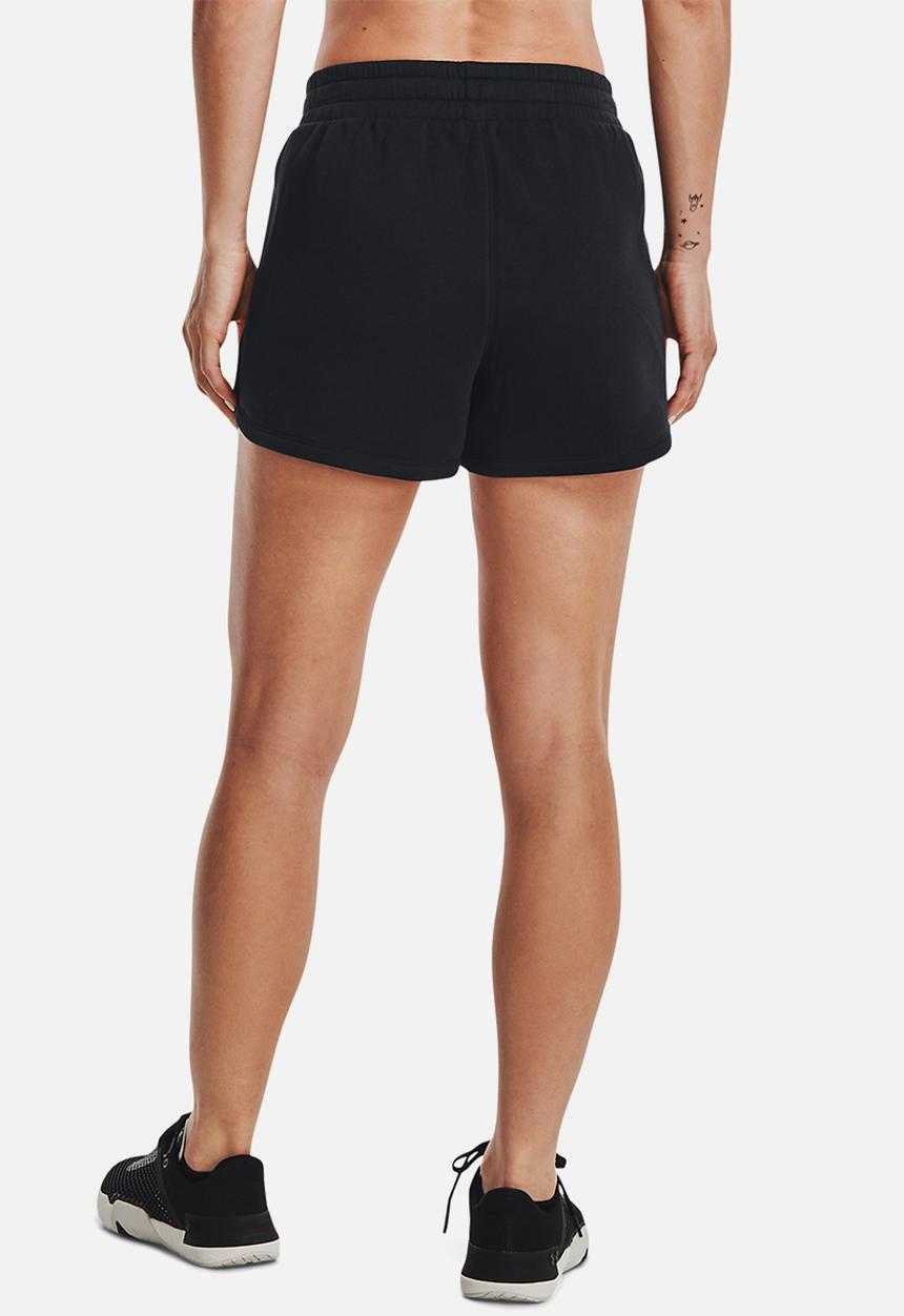 Under Armour - Rival fleece short - black / white