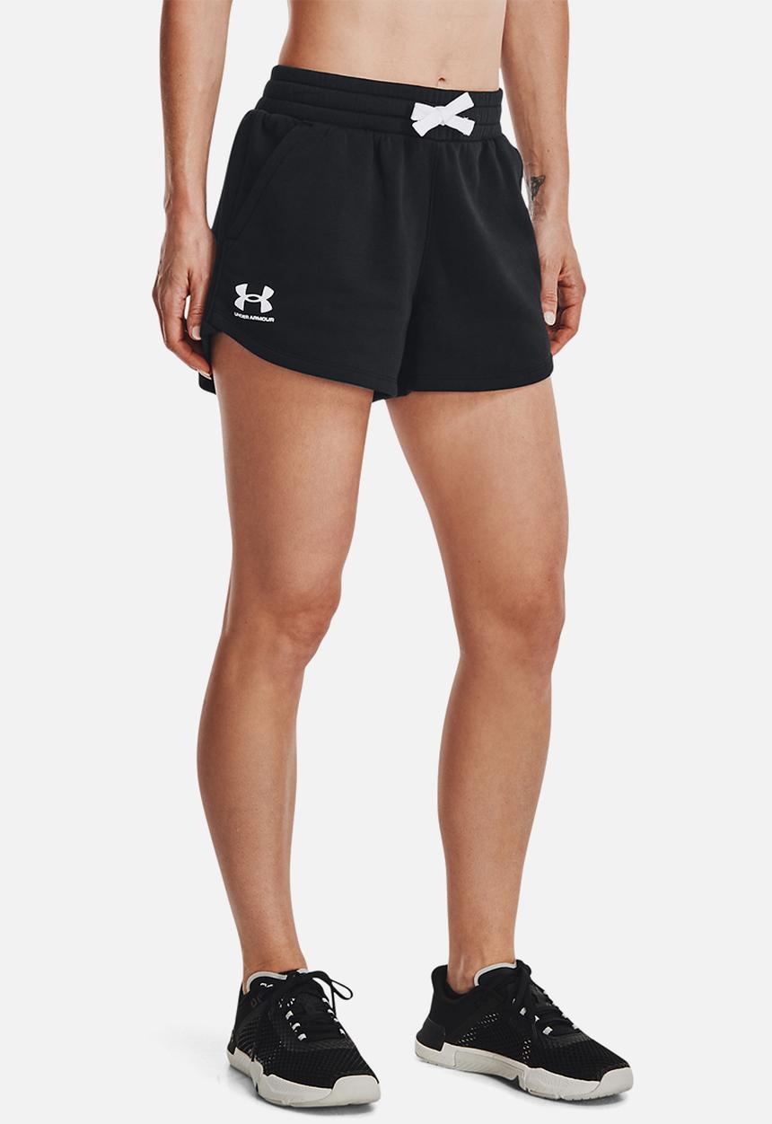 Under Armour - Rival fleece short - black / white