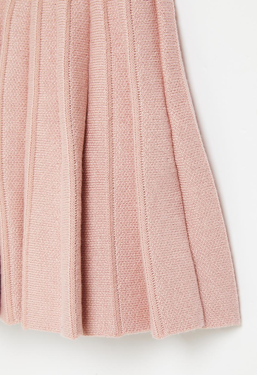 Pop Candy - Pleated basque skirt - dusty pink
