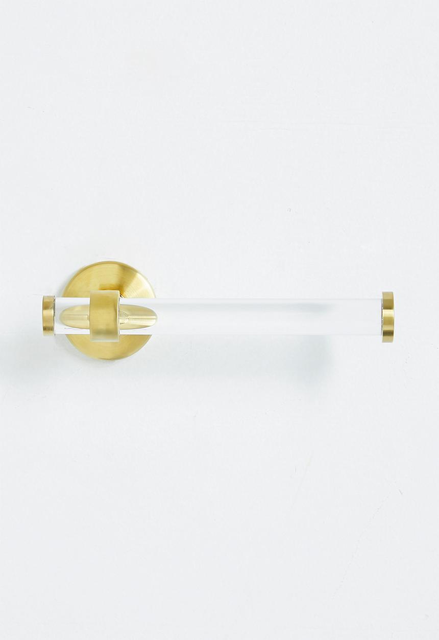 Sixth Floor - Elo acrylic toilet paper holder - gold