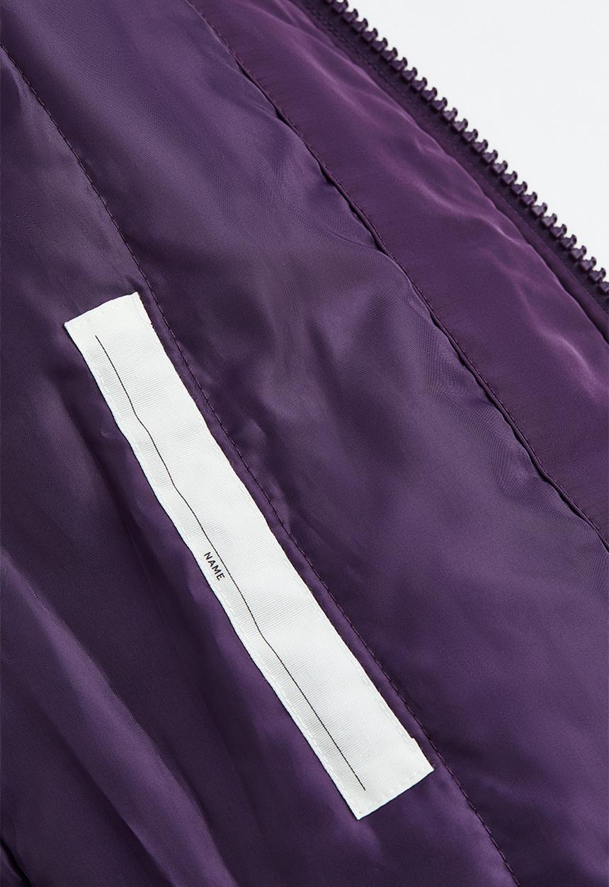 H&M - Oversized bomber jacket - dark purple 