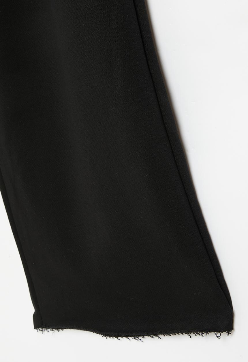 Pop Candy - Wide leg sweat pants - black