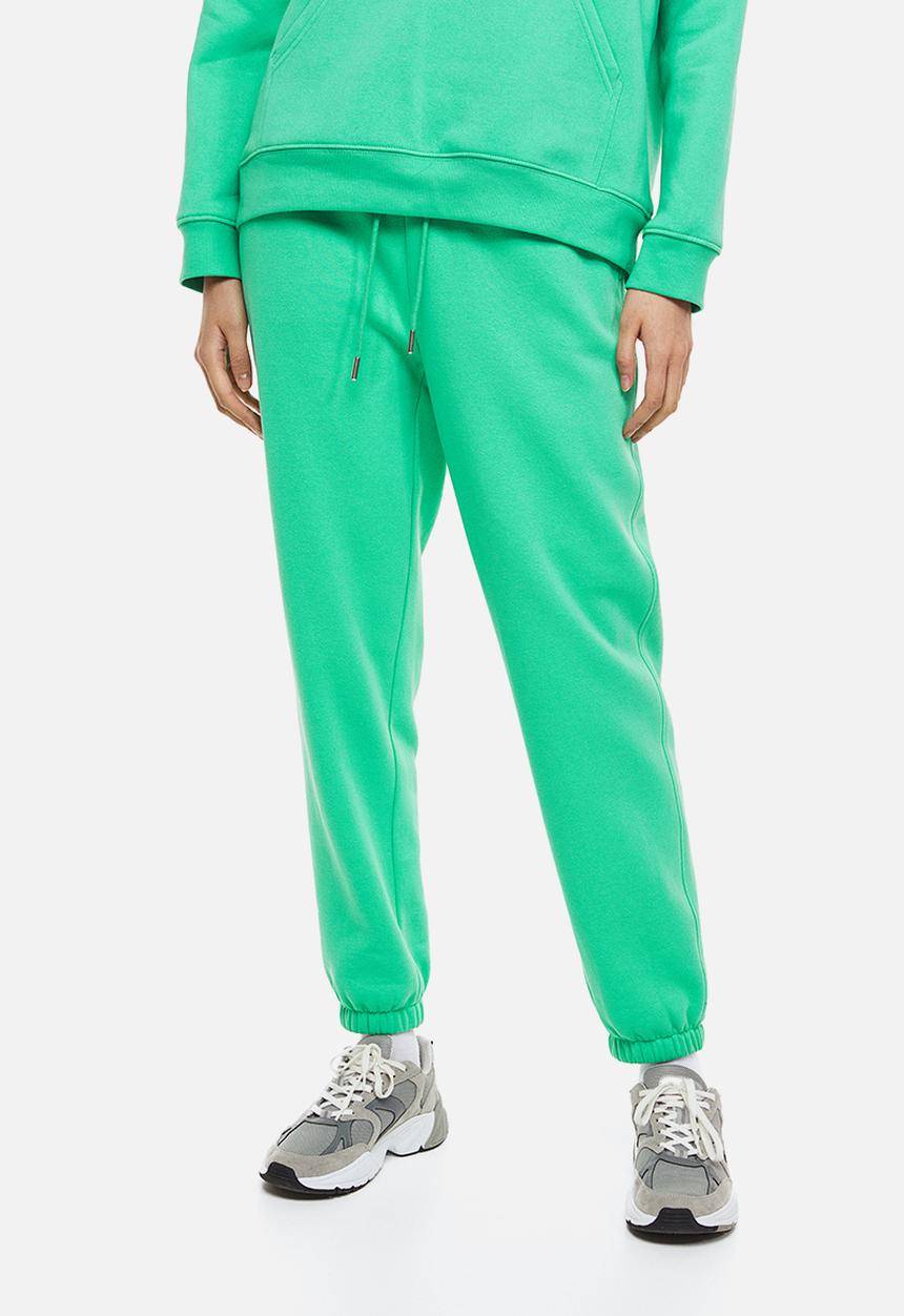 H&M - Cotton-blend sweatpants - green