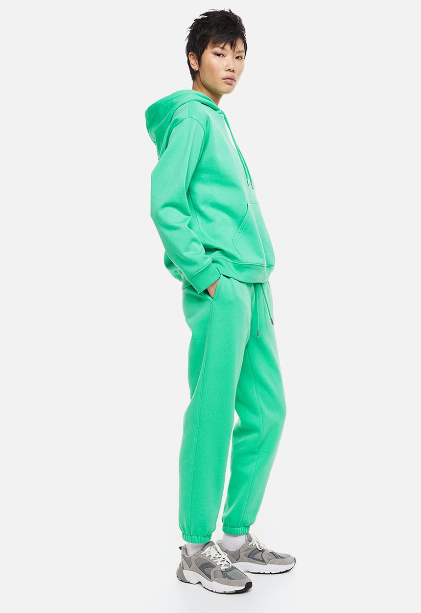 H&M - Cotton-blend sweatpants - green