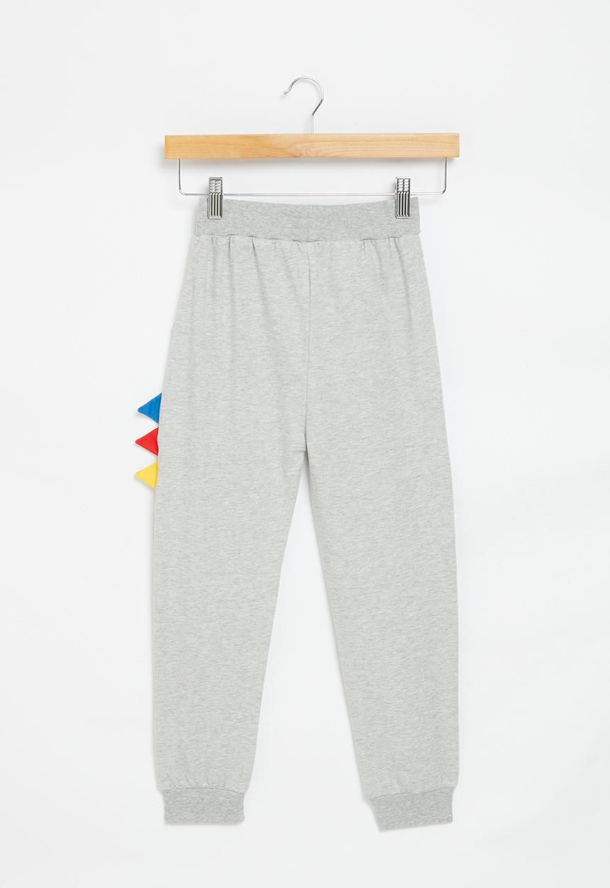Pop Candy - Boys dino joggers - grey
