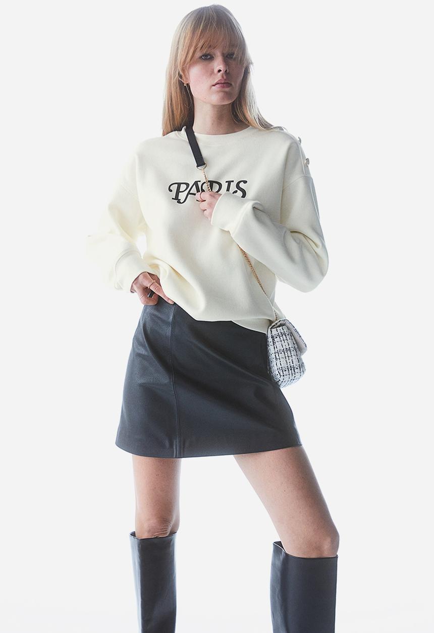 H&M - Sweatshirt - white