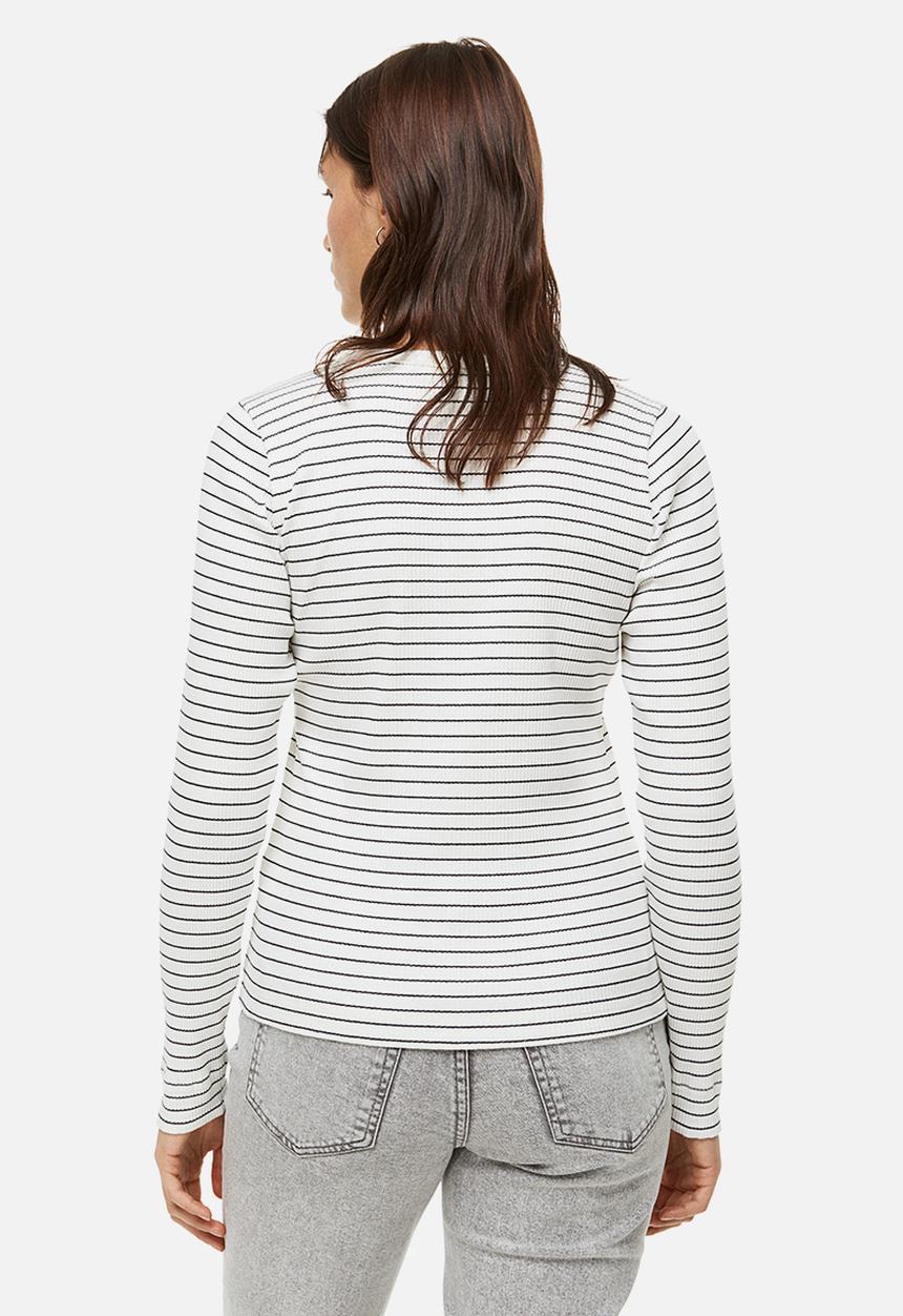 H&M - Ribbed top - white