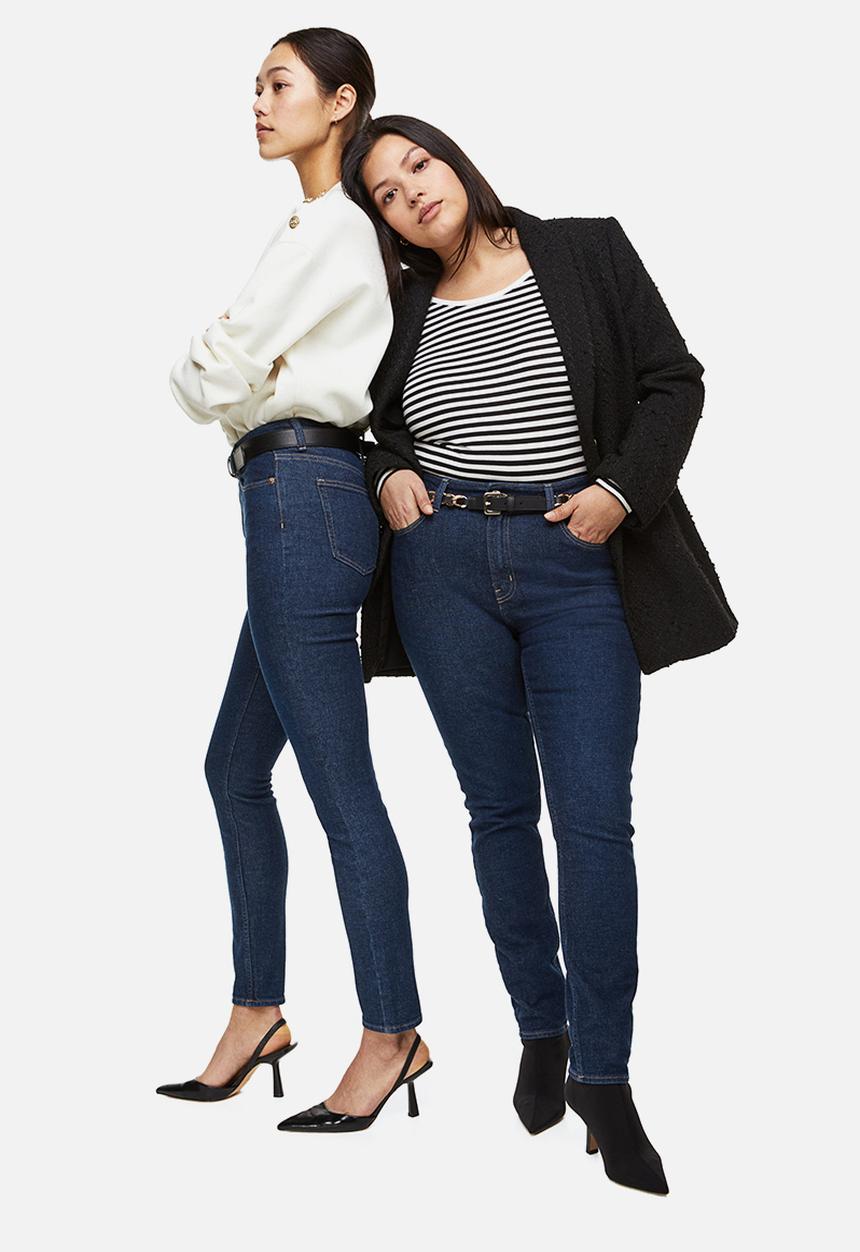 H&M - Skinny high jeans - blue