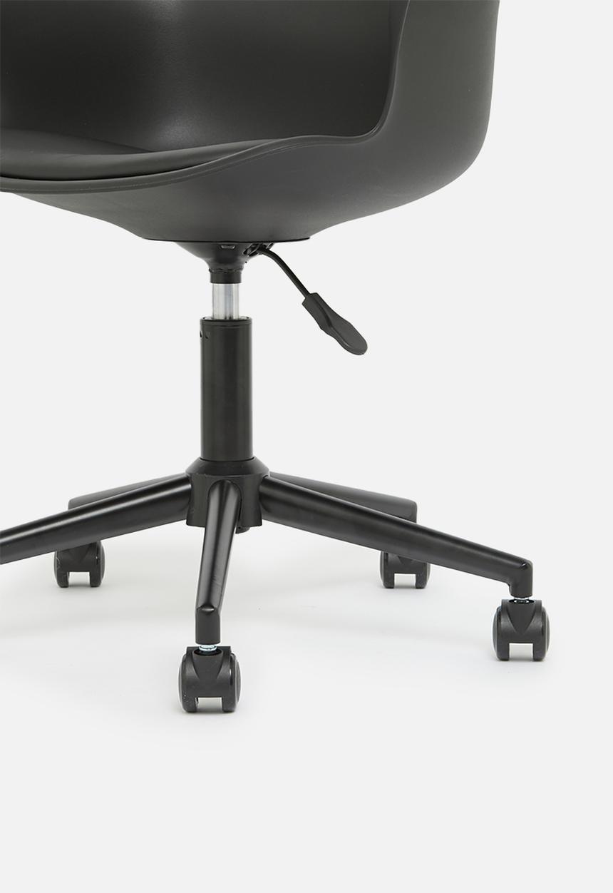 Sixth Floor - Ramsey pp office chair - black