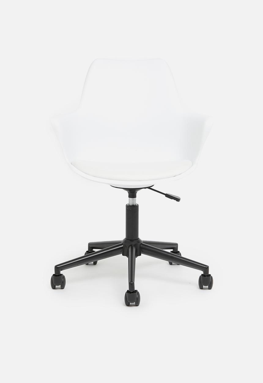 Sixth Floor - Ramsey pp office chair - white