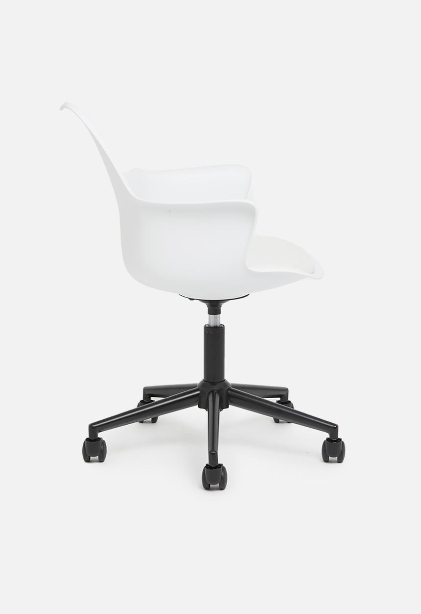 Sixth Floor - Ramsey pp office chair - white