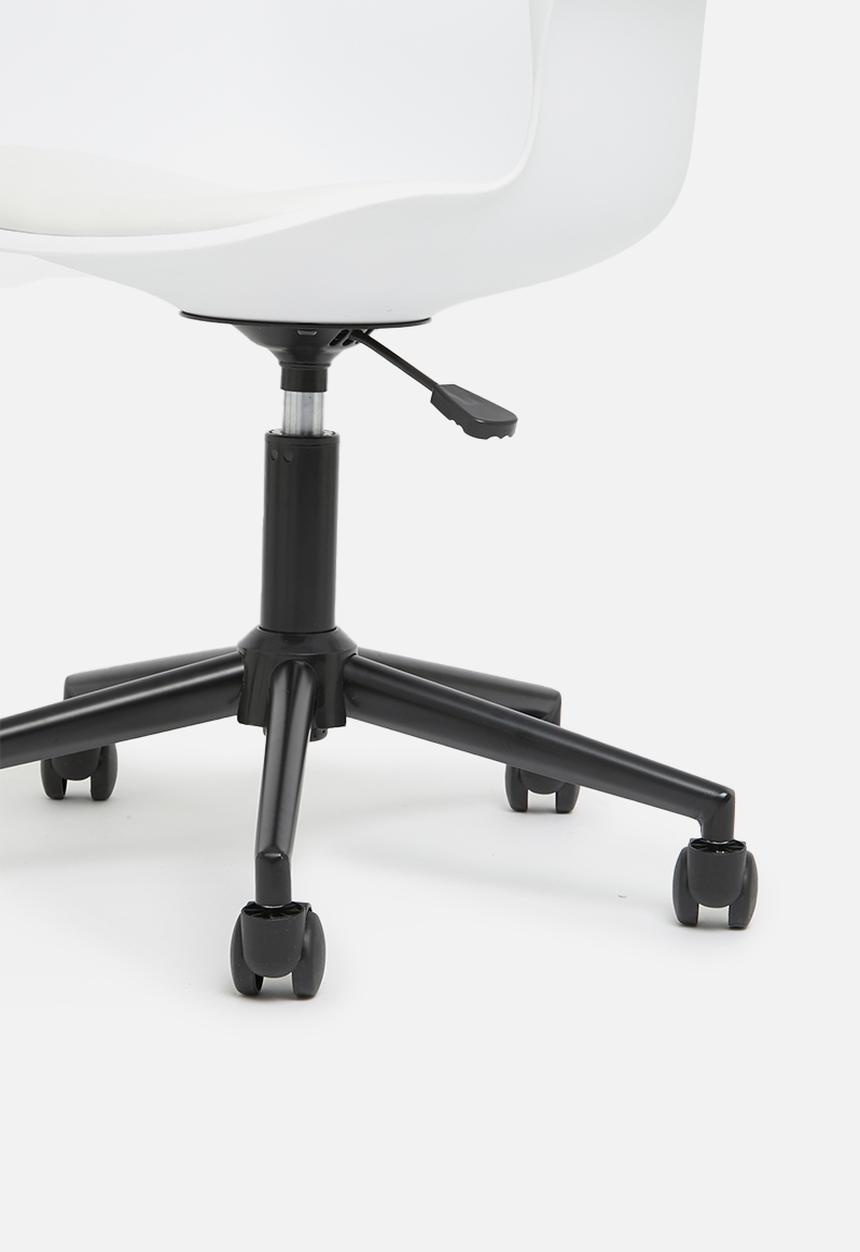 Sixth Floor - Ramsey pp office chair - white