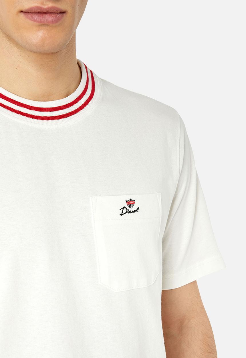 Diesel  - T-just-pocket-crow - white