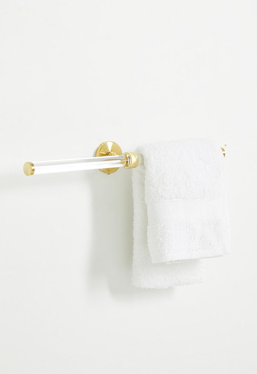 Sixth Floor - Elo acrylic hand towel holder - gold