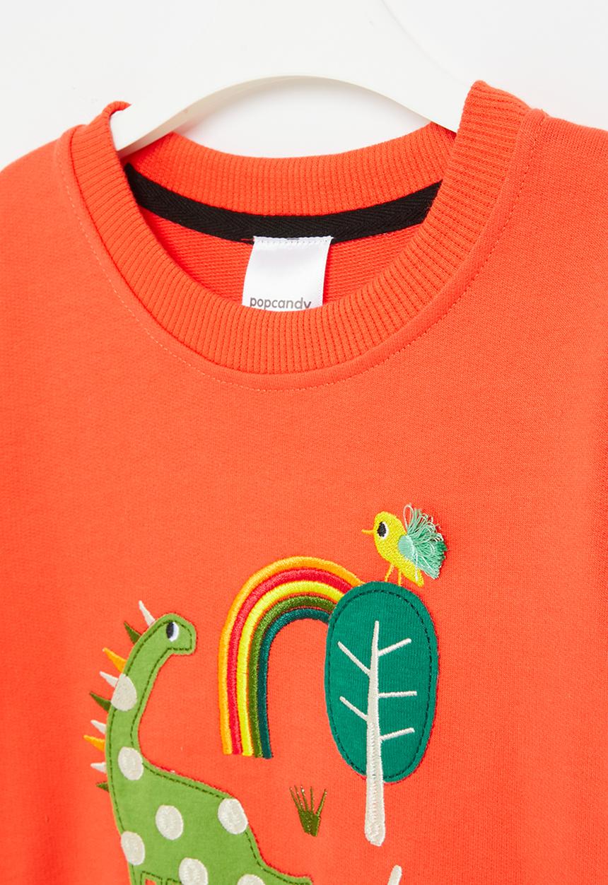 Pop Candy - Dino sweatshirt - red