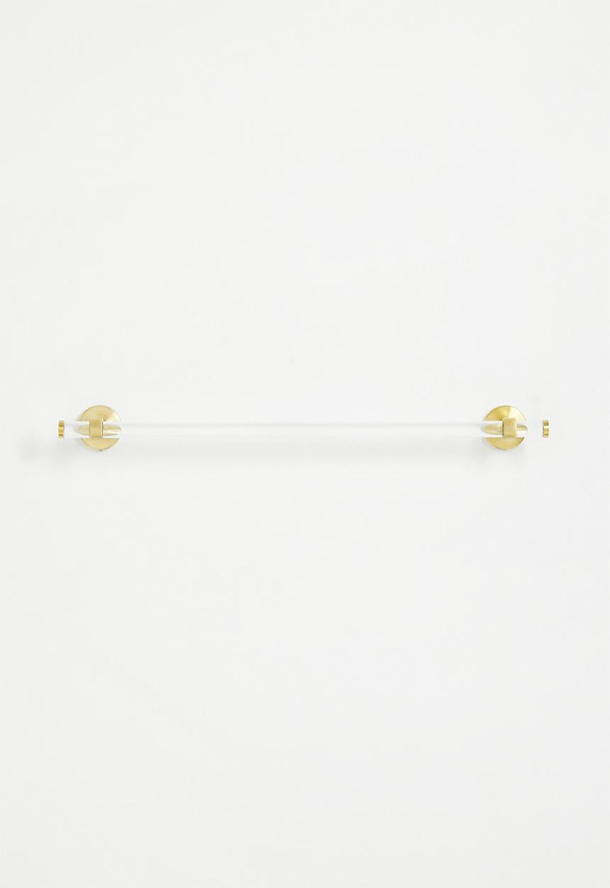 Sixth Floor - Elo acrylic towel rail - gold