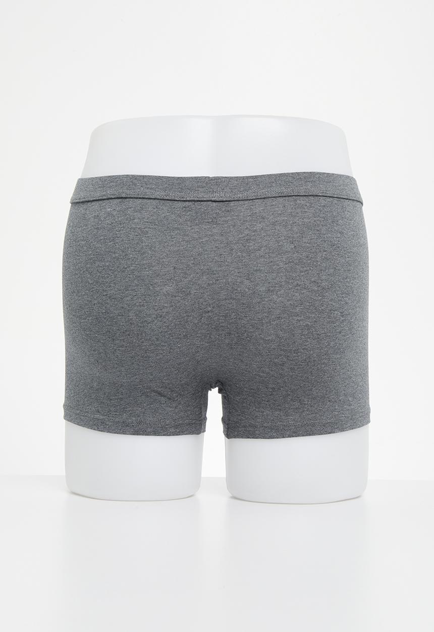 basicthread - 2 pack boxer brief - greys