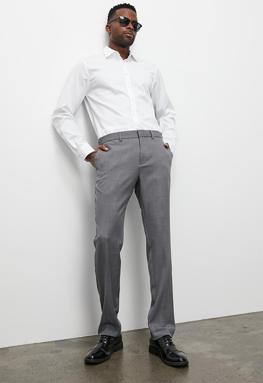 Superbalist - Charlie slim fit trousers - grey2