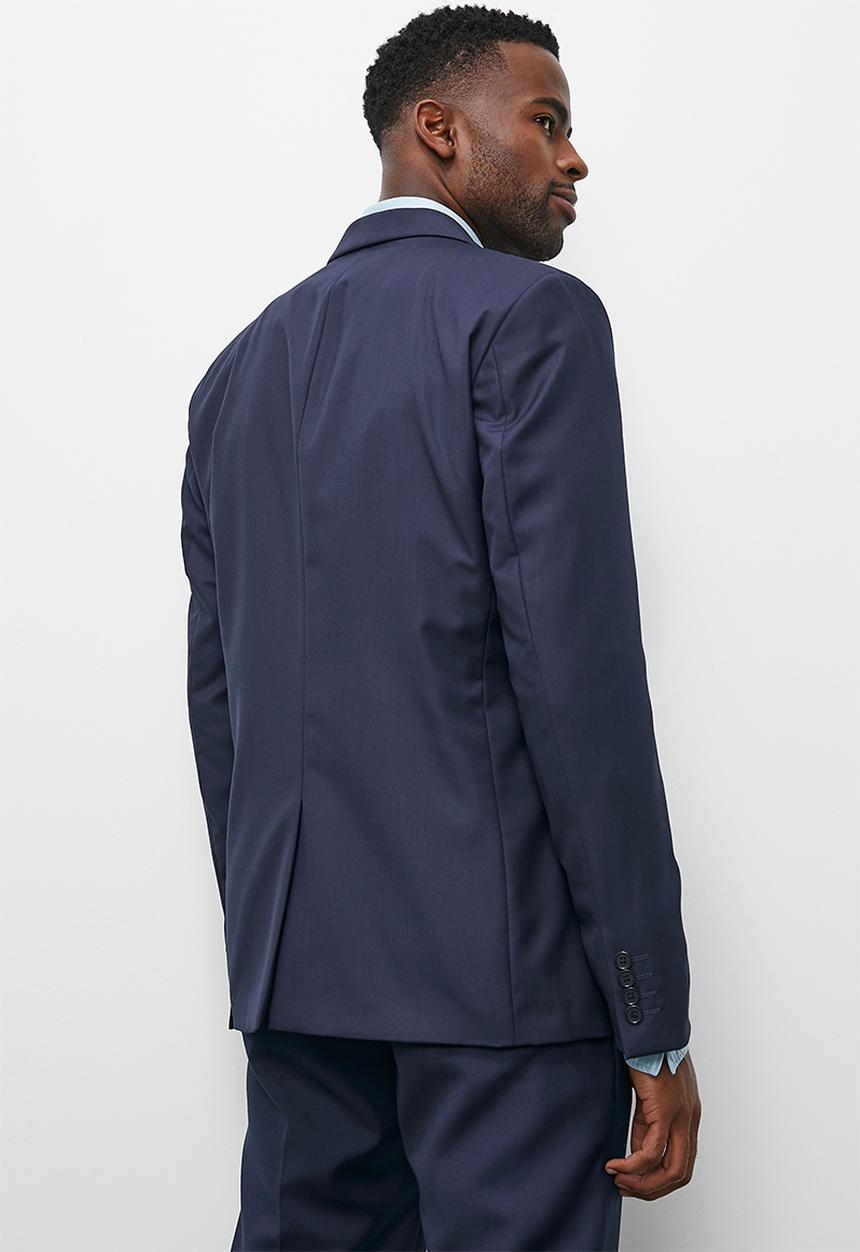 Superbalist - Regular fit 2-button single vent blazer - navy