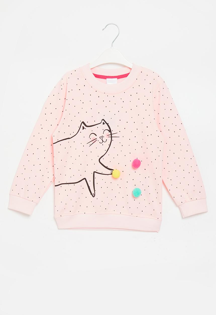 Pop Candy - Girls sweatshirt  - pink