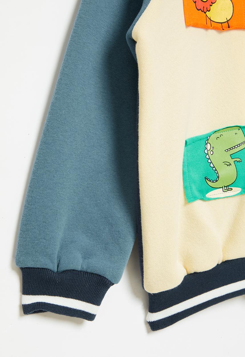 Pop Candy - Boys baseball jacket - blue multi