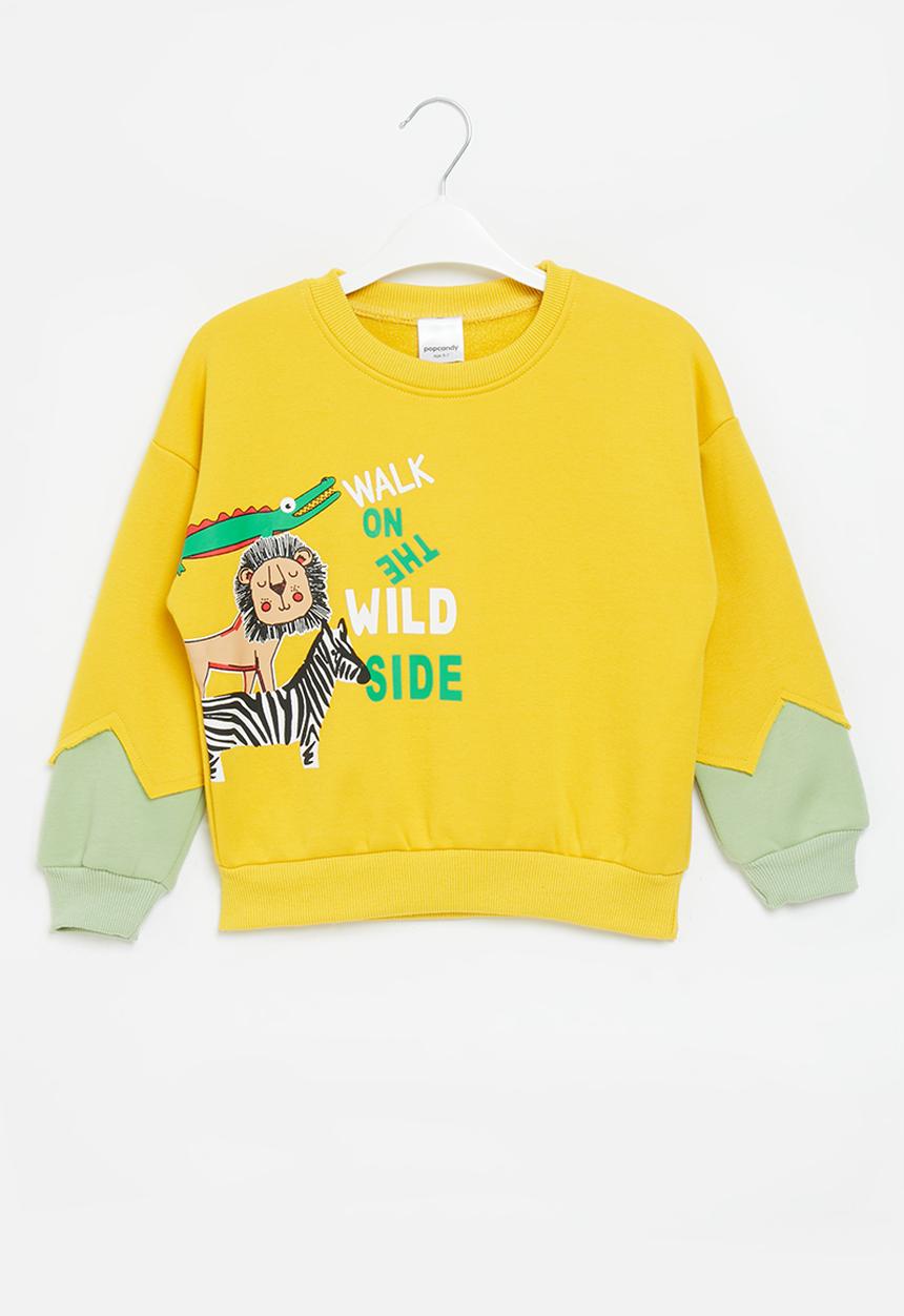 Pop Candy - Boys sweatshirt - yellow