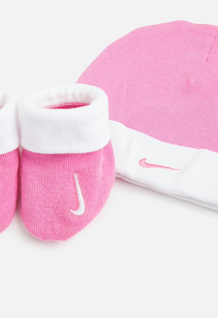 Nike - Nhn simple swoosh hat & bootie - playful pink