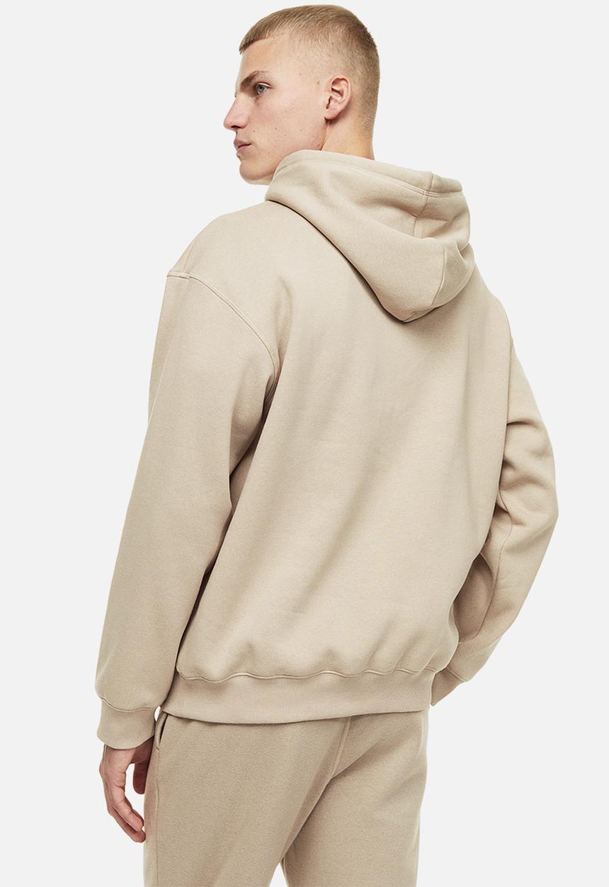 H&M - Relaxed fit hoodie - greige
