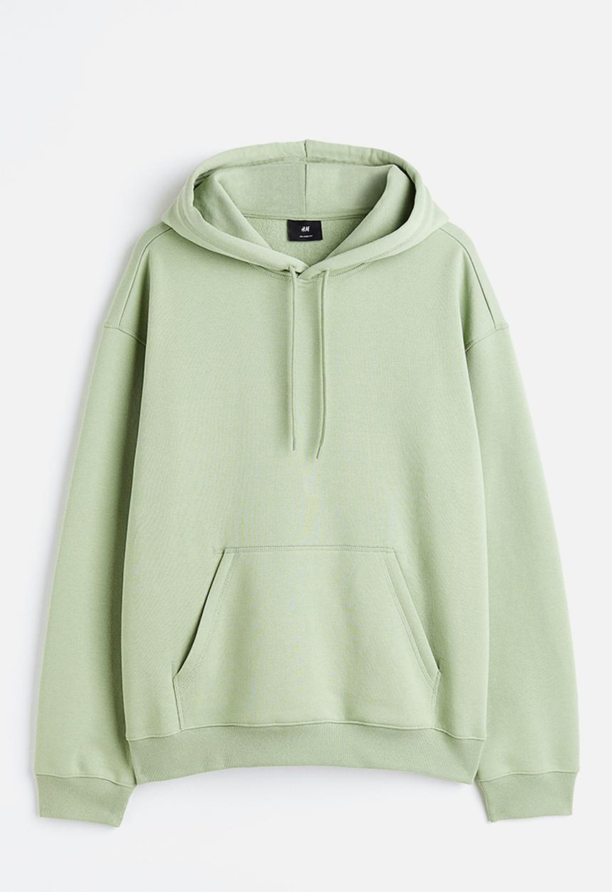 H&M - Relaxed fit hoodie - light green
