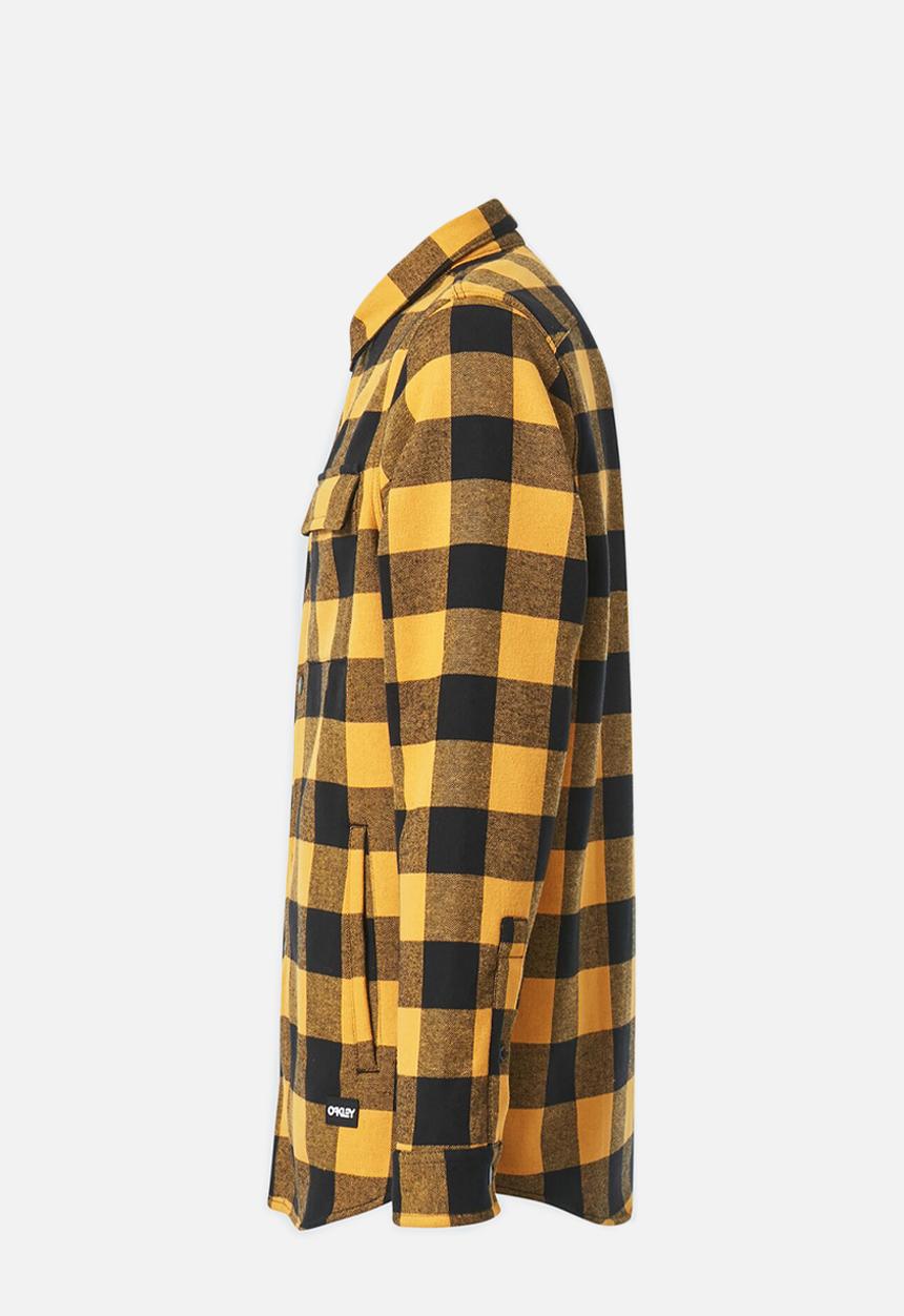 Oakley - Bear cozy shacket - amber yellow & black check