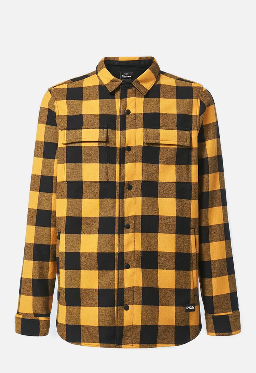 Oakley - Bear cozy shacket - amber yellow & black check