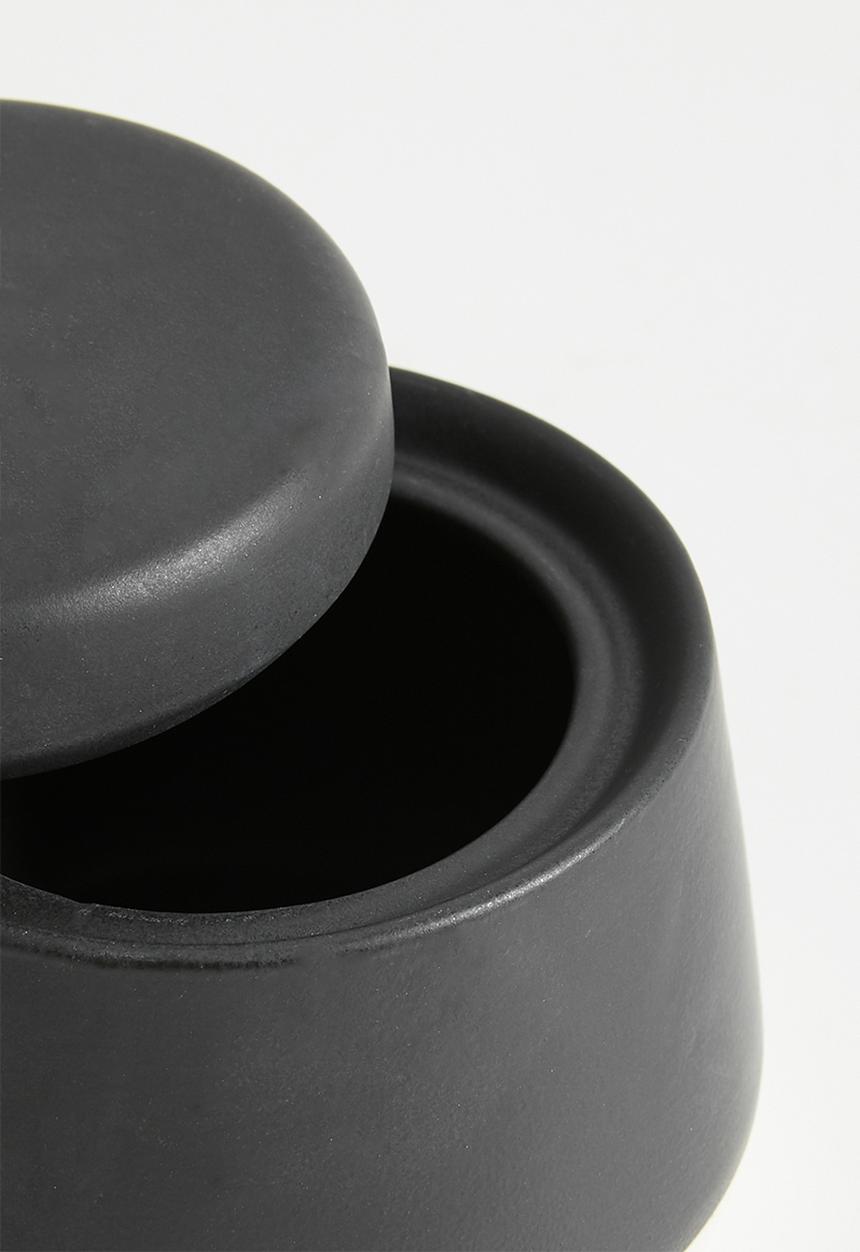 Urchin Art - Sugar Bowl - black