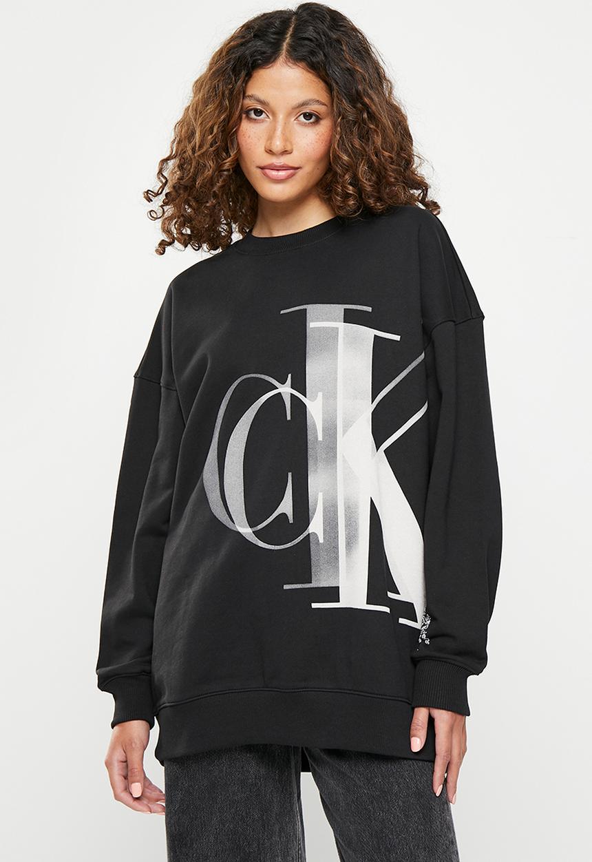 Calvin Klein - Lightbox CK sweatshirt - ck black
