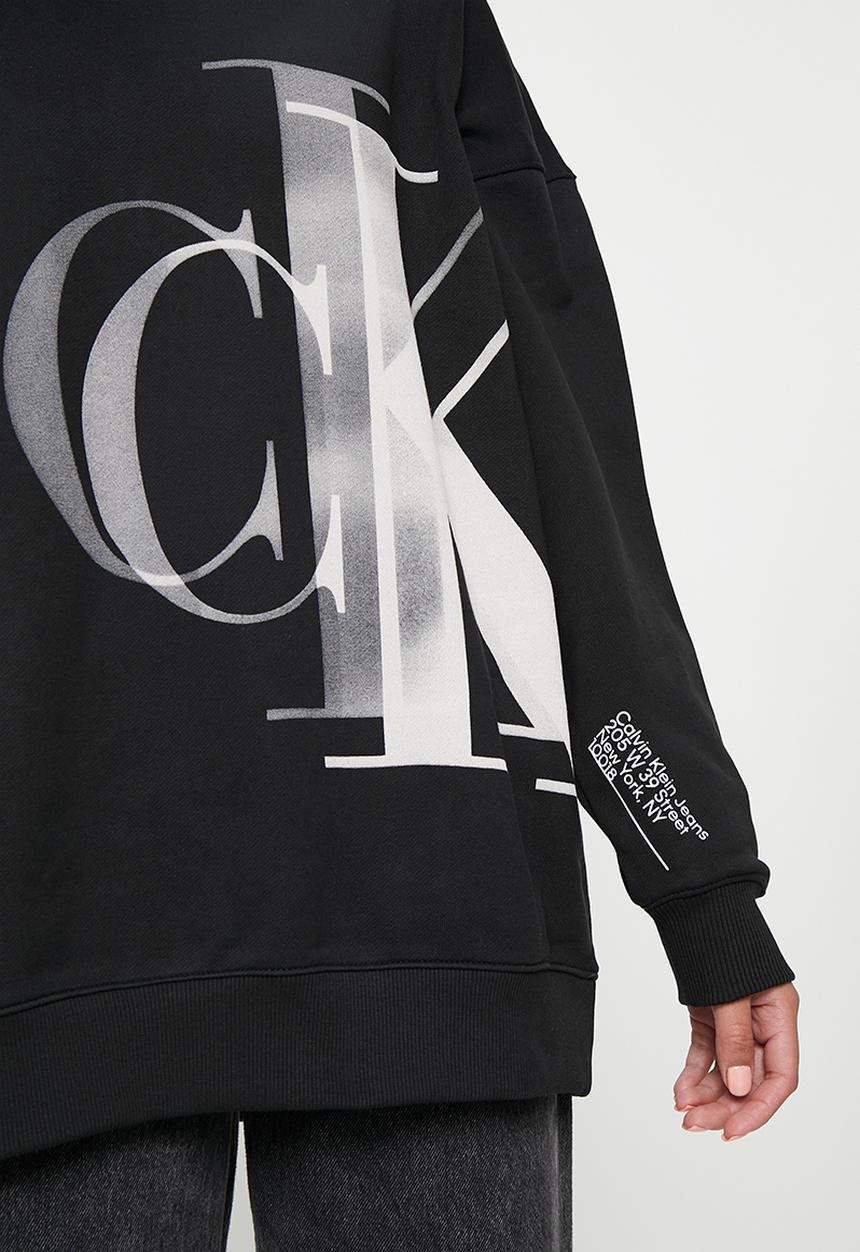 Calvin Klein - Lightbox CK sweatshirt - ck black