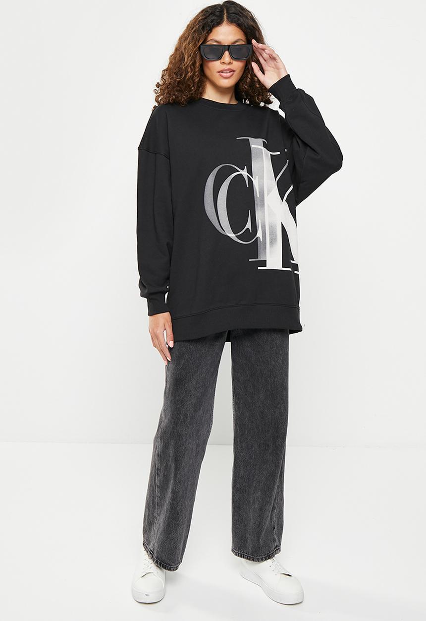 Calvin Klein - Lightbox CK sweatshirt - ck black