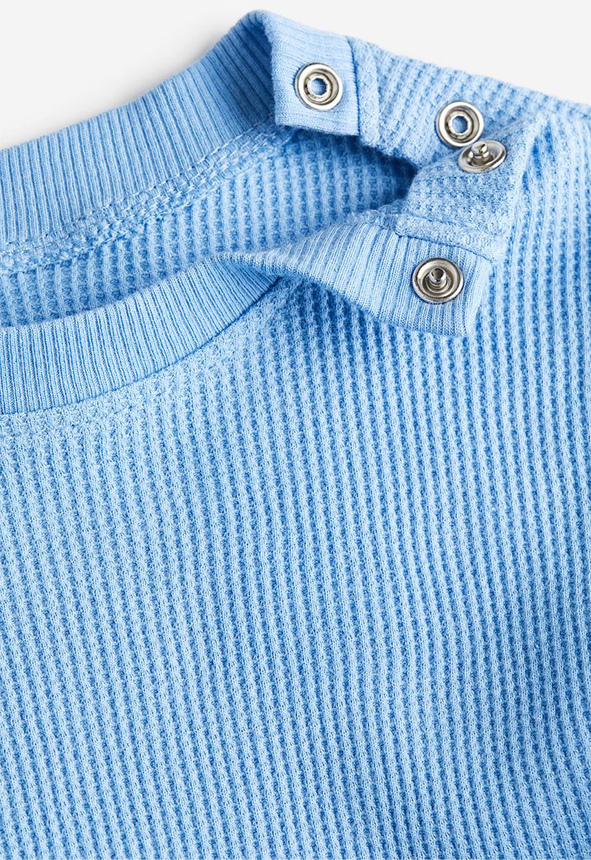 H&M - Cotton jersey top - blue