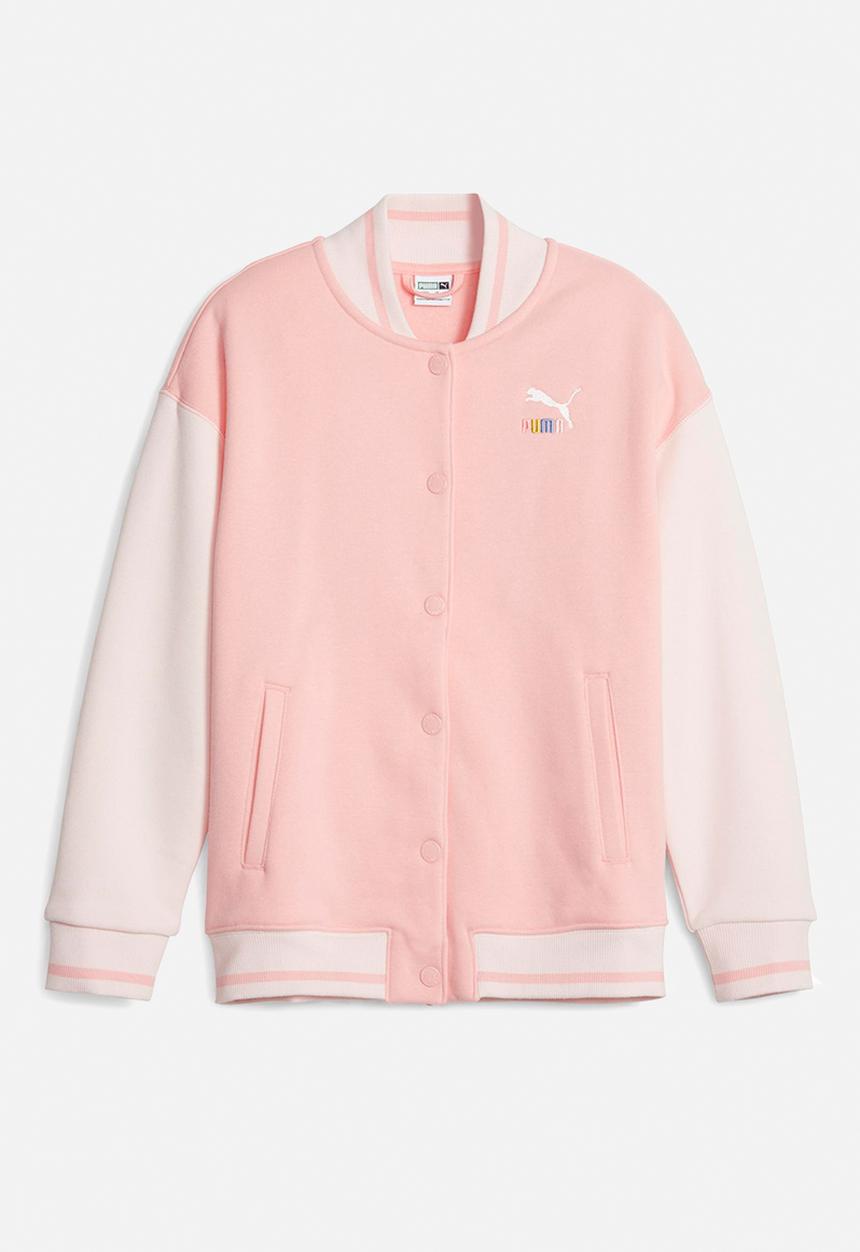 PUMA - Classics sweater wthr bomber jacket g - peach smoothie