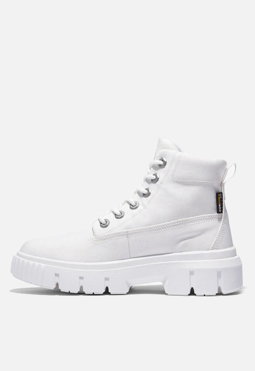 Timberland - Greyfield fabric boot - white