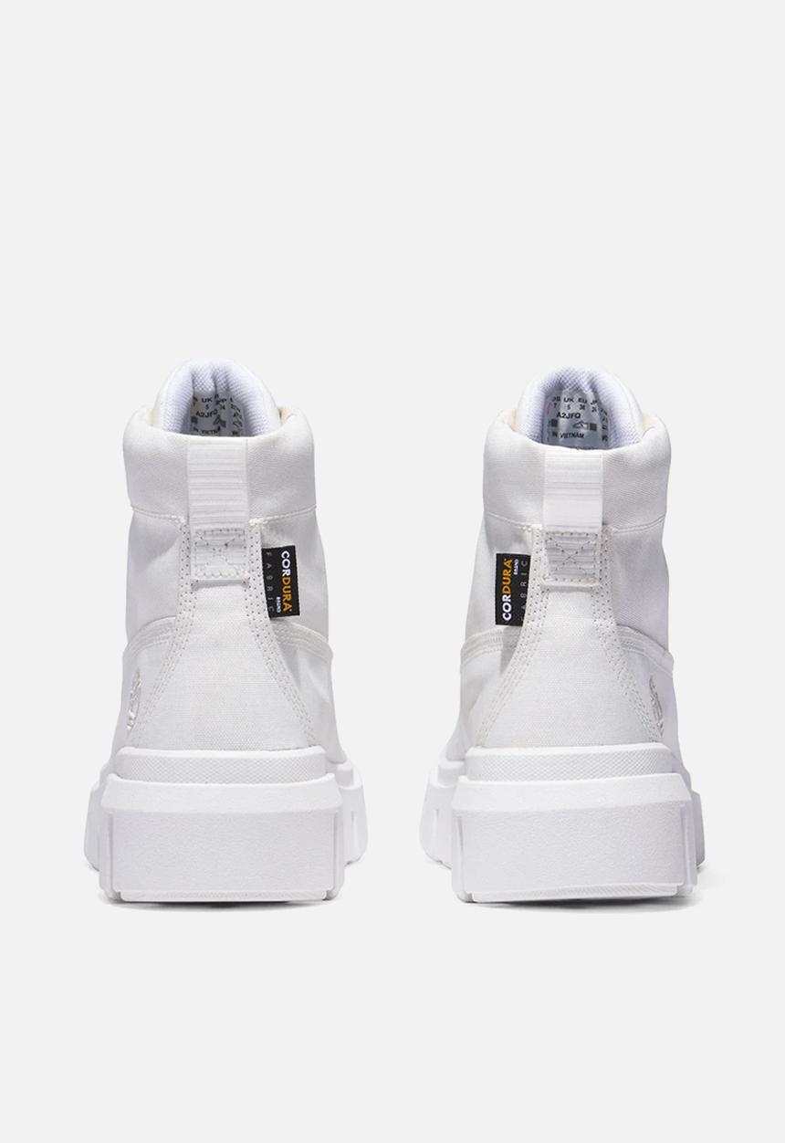 Timberland - Greyfield fabric boot - white