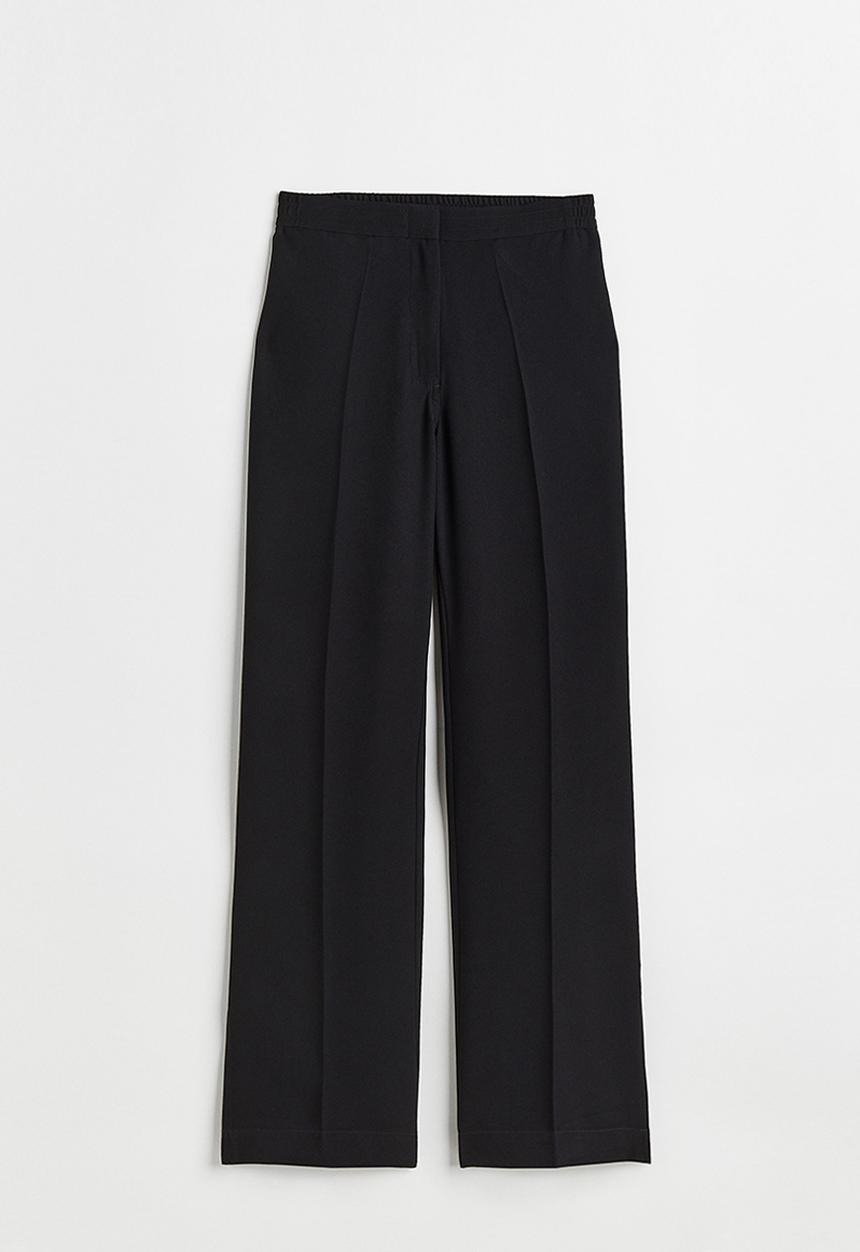 H&M - Straight trousers - black