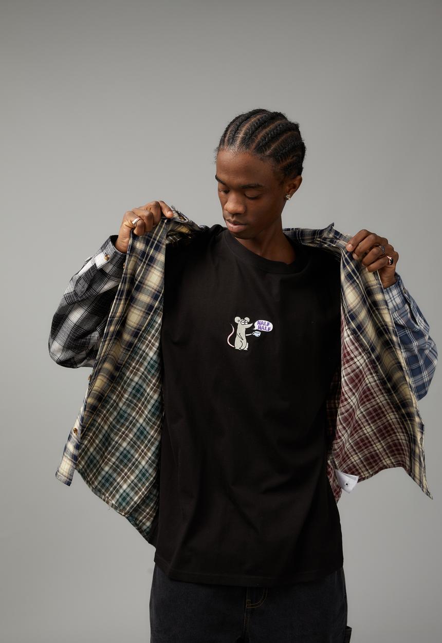 Factorie - Vintage thrift check shirt - multi checks