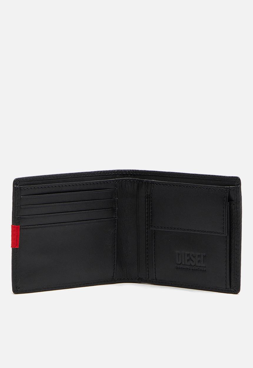Diesel  - Hissu flag bi-fold coin s wallet - black