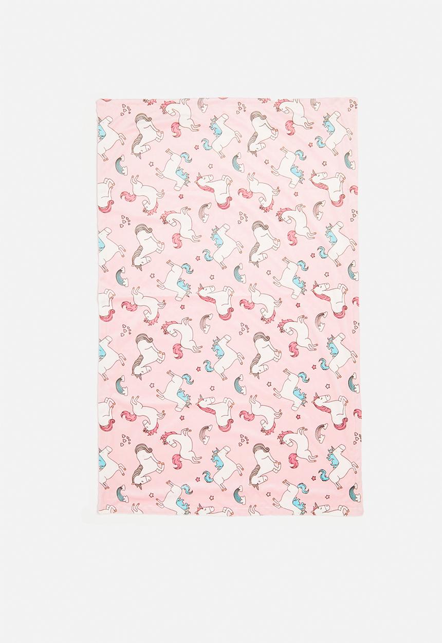 Pop Candy - Unicorn blanket - pink