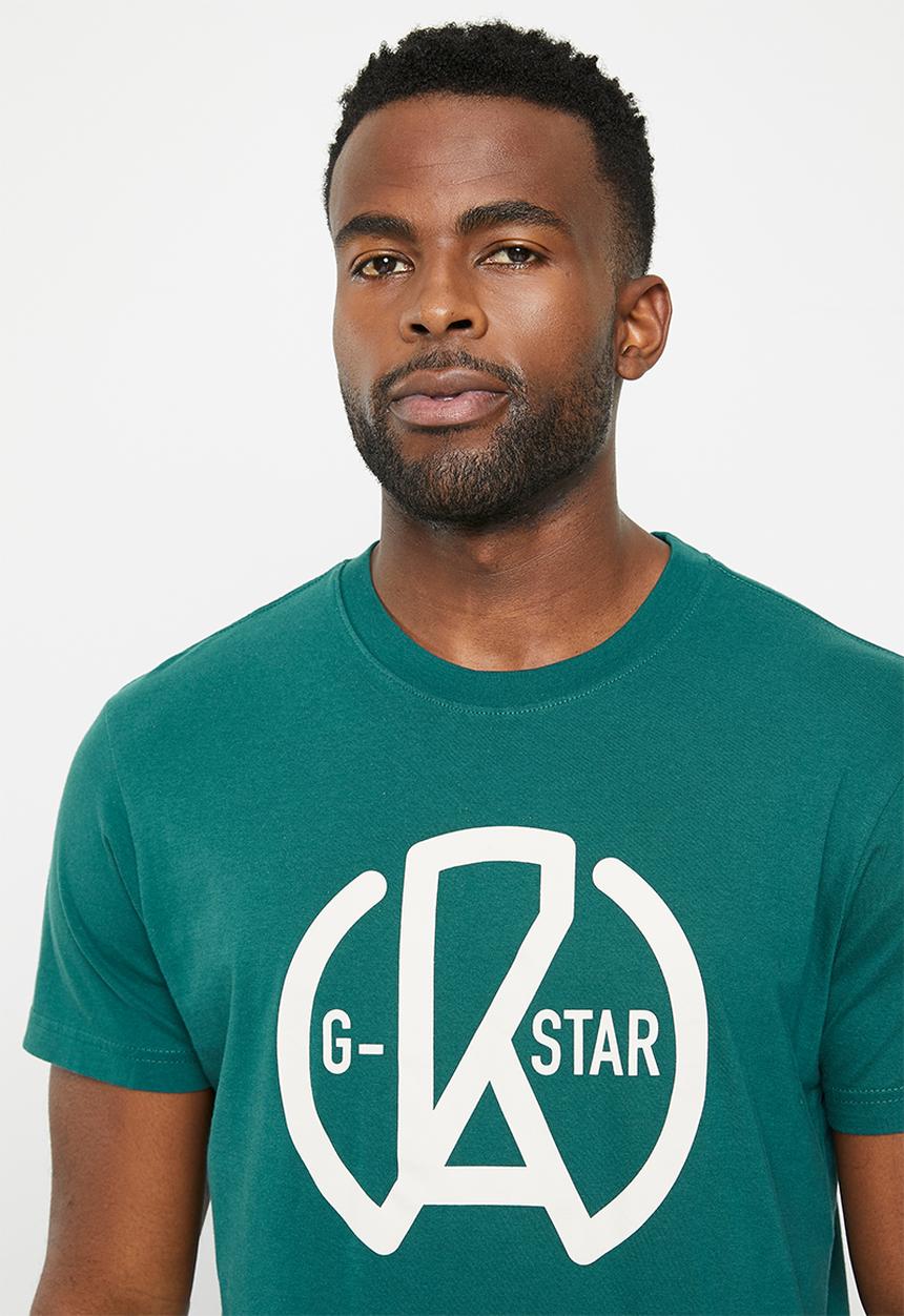 G-STAR - Circle graw r t - laub Mu compact jersey - bright billet green