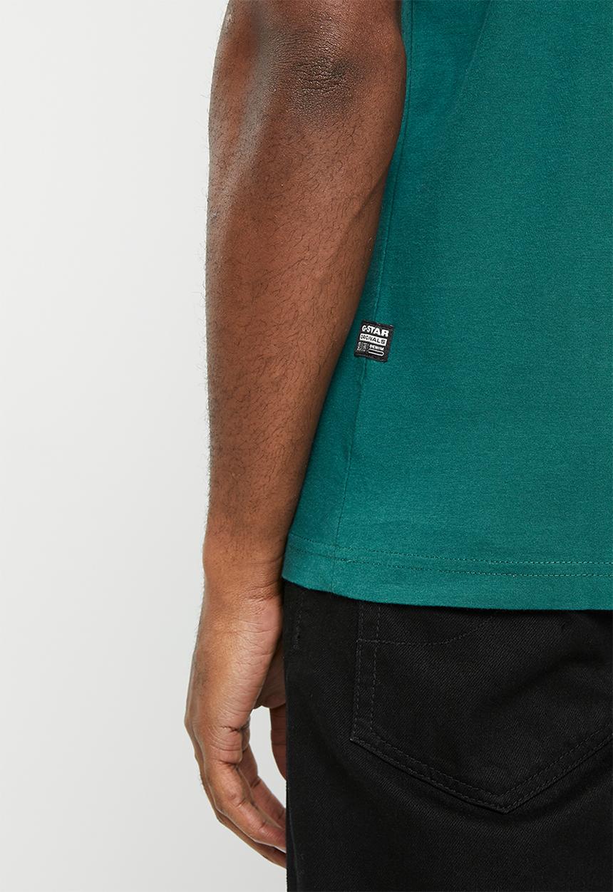 G-STAR - Circle graw r t - laub Mu compact jersey - bright billet green