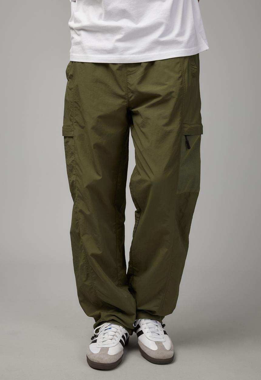 Factorie - Utility nylon trackpant - moss