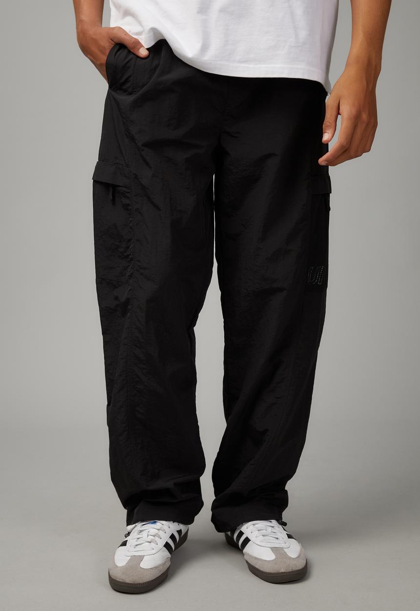 Factorie - Utility nylon trackpant - black