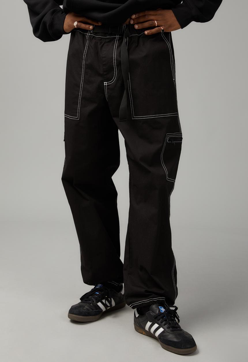 Factorie - Relaxed utility pant - black